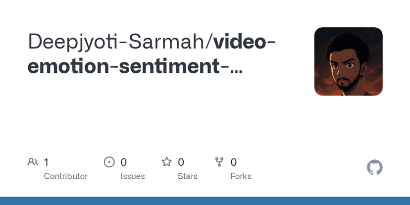 Video Emotion Sentiment Analysis